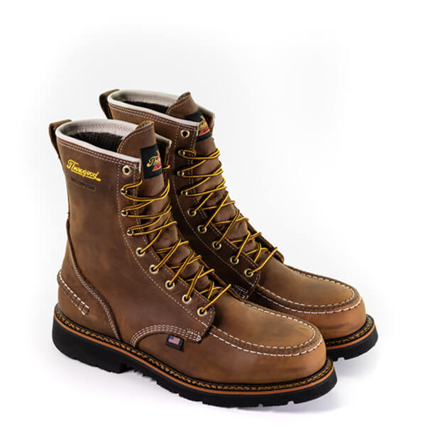 Thorogood 1957 Series 804-3898 8″ Waterproof Safety Toe Crazyhorse Moc Toe - Men