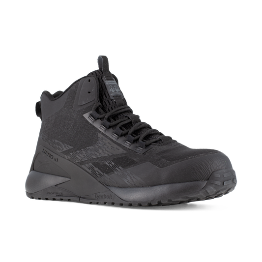 Reebok Nano X1 Adventure Composite Athletic Work Shoe RB384 - Black - Women