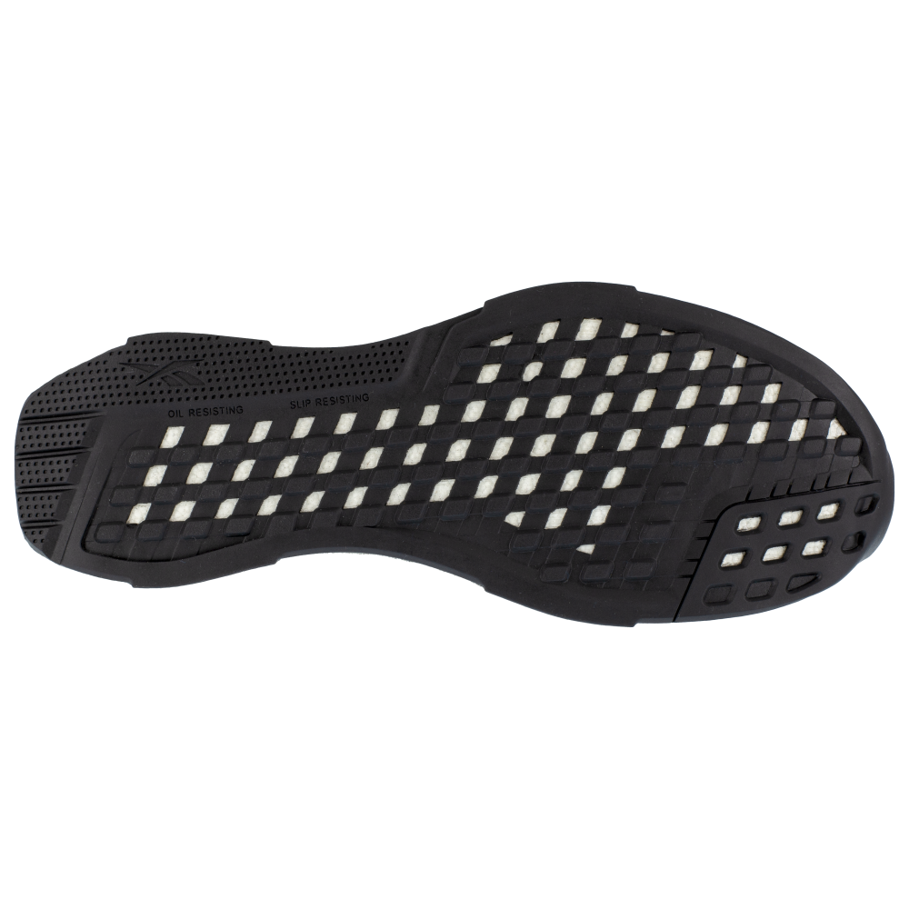 Reebok Fusion Formidable Athletic Composite Toe Work Shoe RB4300 - Black Leather - Men