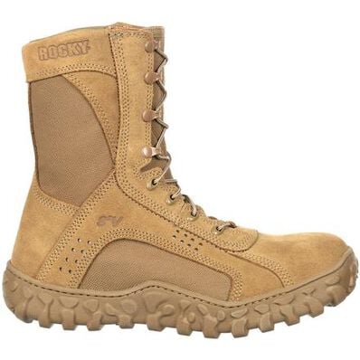 Rocky S2V Steel Toe Tactical Military Boot - Coyote - RKC053