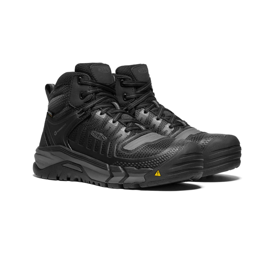 Keen Utility Kansas City Carbon-Fiber Toe Waterproof Mid Boot - Black - Men