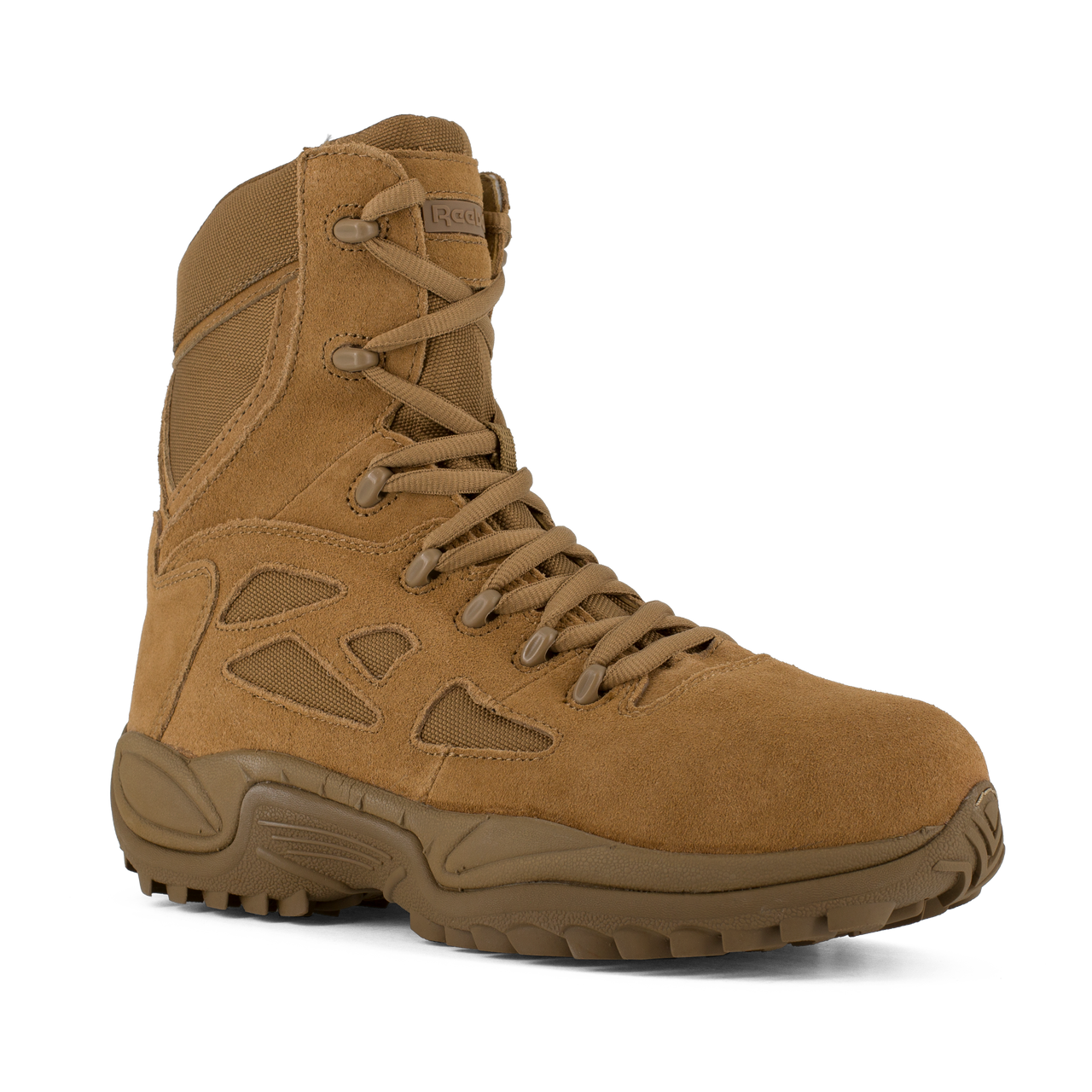 Reebok Rapid Response 8" Stealth Boot with Side Zipper - Coyote - Women - RB885
