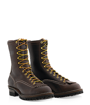 Wesco Jobmaster 10" Lace-To-Toe Brown Boots - Brown - Men - BR110100