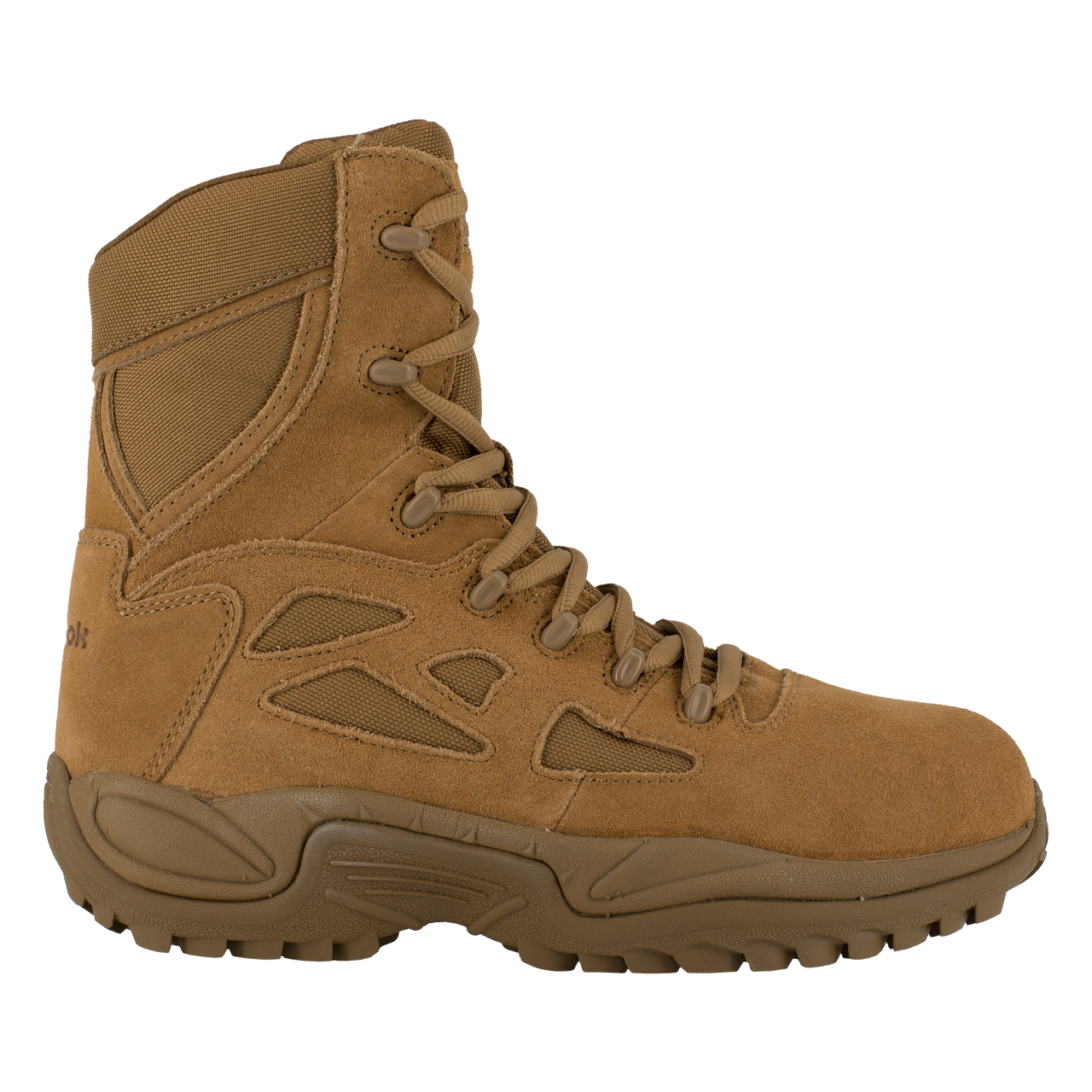 Reebok Rapid Response 8" Stealth Boot with Side Zipper - Coyote - Women - RB885