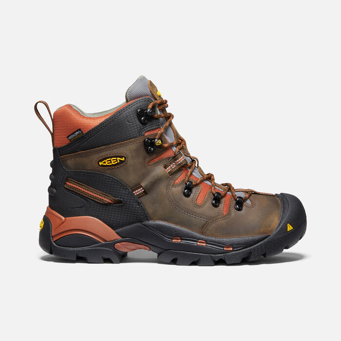 Keen Utility Pittsburgh 6" Soft Toe Boot - Cascade Brown/Bombay Brown - Men