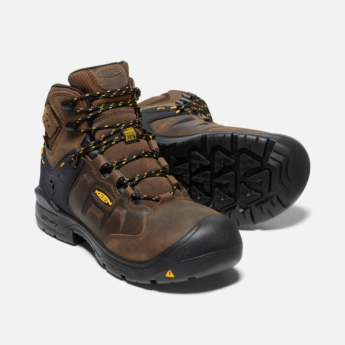 Keen Utility Dover 6" Carbon Fiber Toe Boot - Dark Earth/Black - Men