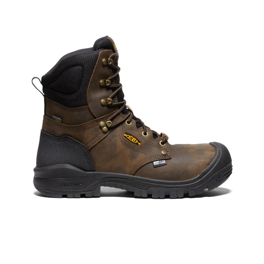 Keen Utility Independence 8" Carbon Fiber Toe Boot - Dark Earth/Black - Men