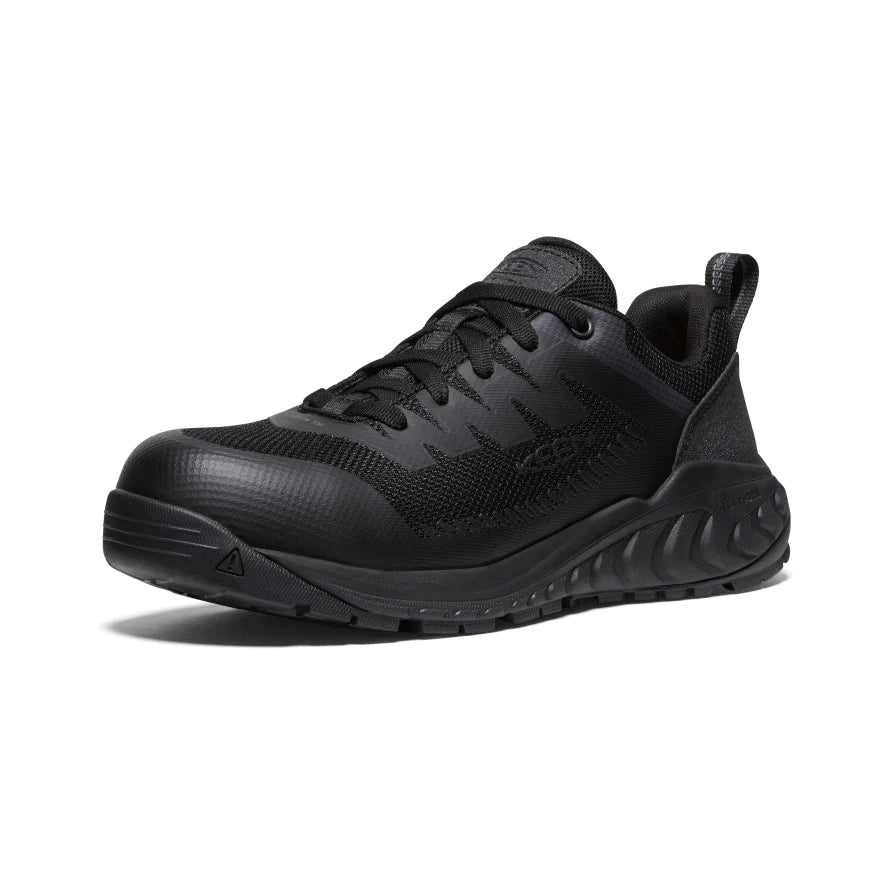 Keen Utility Arvada ESD Carbon Fiber Toe Work Sneaker - Black - Men
