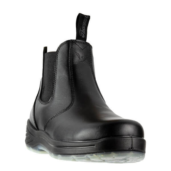 Thorogood 804-6134 6″ Quick Release Station Boot Safety Toe With Translucent Bottom - Black