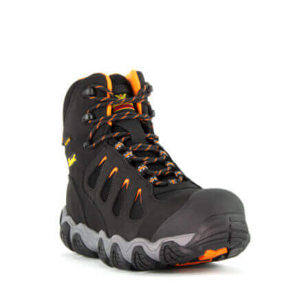 Thorogood Crosstrex Series 804-6296 6″ Waterproof Safety Toe Hiker - Black - Men