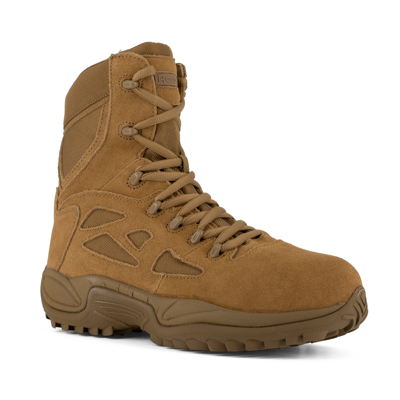 Reebok Rapid Response 8" Stealth Boot with Side Zipper - Coyote - Men - RB8850
