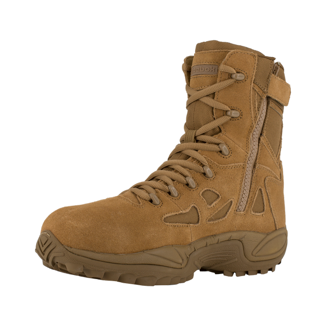 Reebok Rapid Response 8" Stealth Boot with Side Zipper - Coyote - Women - RB885