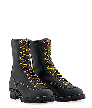 Wesco Jobmaster 10" Lace-To-Toe Boots - Black - Men - 110100
