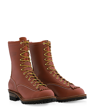 Wesco Jobmaster 10" Lace-To-Toe Boots - Redwood - Men - RW110100