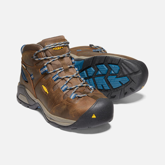 Keen Utility Detroit XT Steel Toe Boot - Cascade Brown/Orion Blue - Men